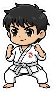 Classic skin: student in a white gi